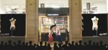 flash mob videoproiettore