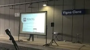 Evento con video per inaugurazione Stazione Vigna Clara
